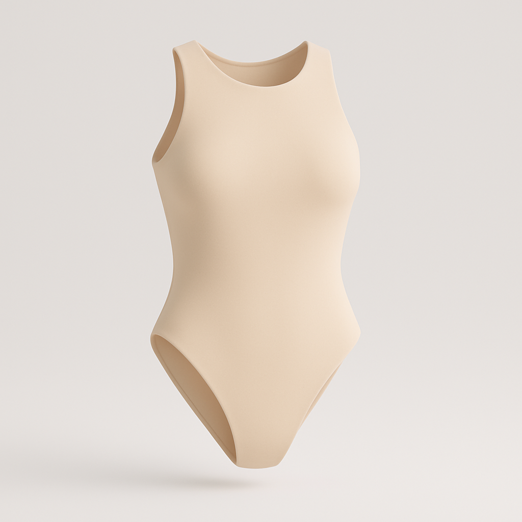 Body Halter Beige