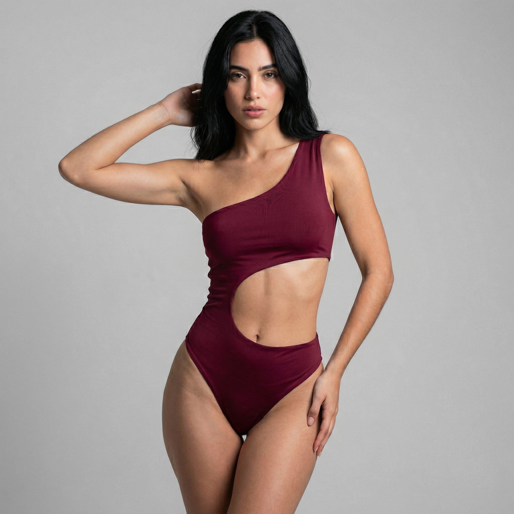 Body Asimétrico Lateral Borgoña