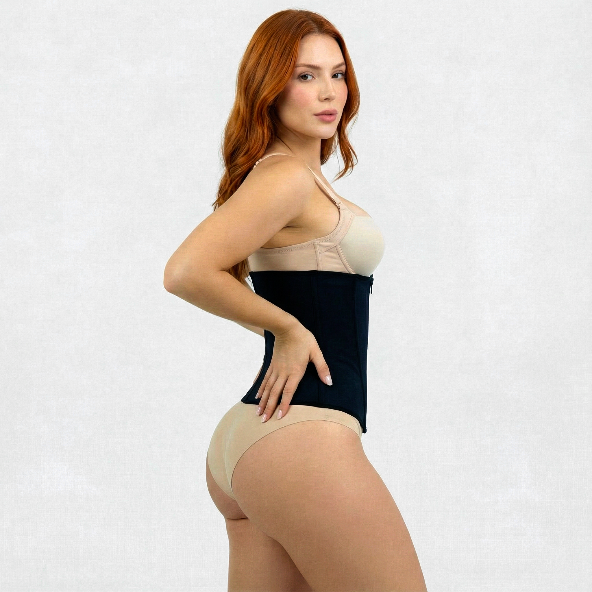 Faja Cinturilla 15 Varillas Negra