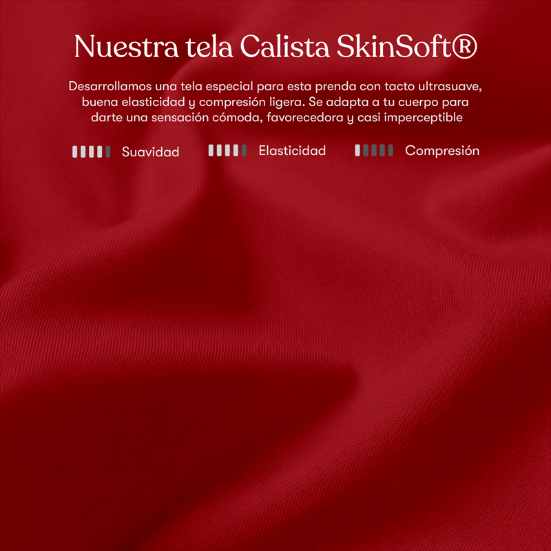 Body Cuadrado Manga Larga Rojo