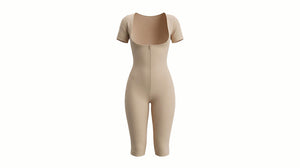 Faja moldeadora 360 manga corta sobre rodilla alta compresión