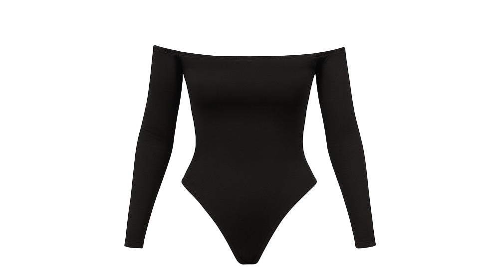 Body cuello bandeja manga larga