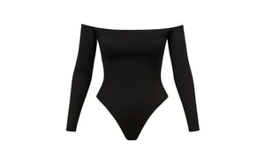 Body cuello bandeja manga larga