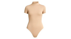Body Cuello Alto Manga Corta