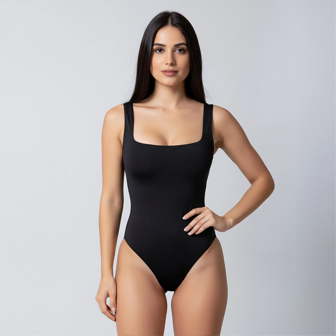 Body Tirantes Espalda Media Negro