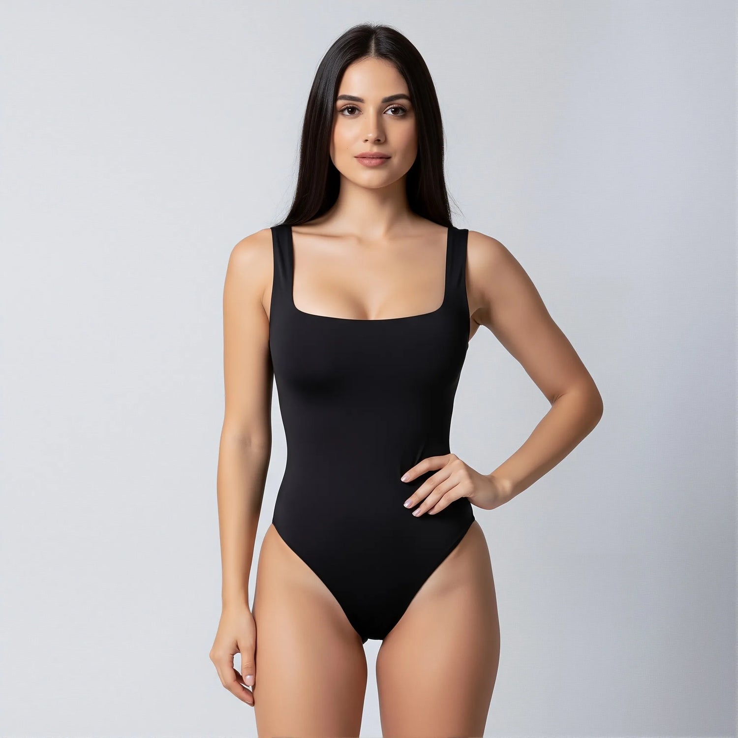 Body Tirantes Espalda Media Negro