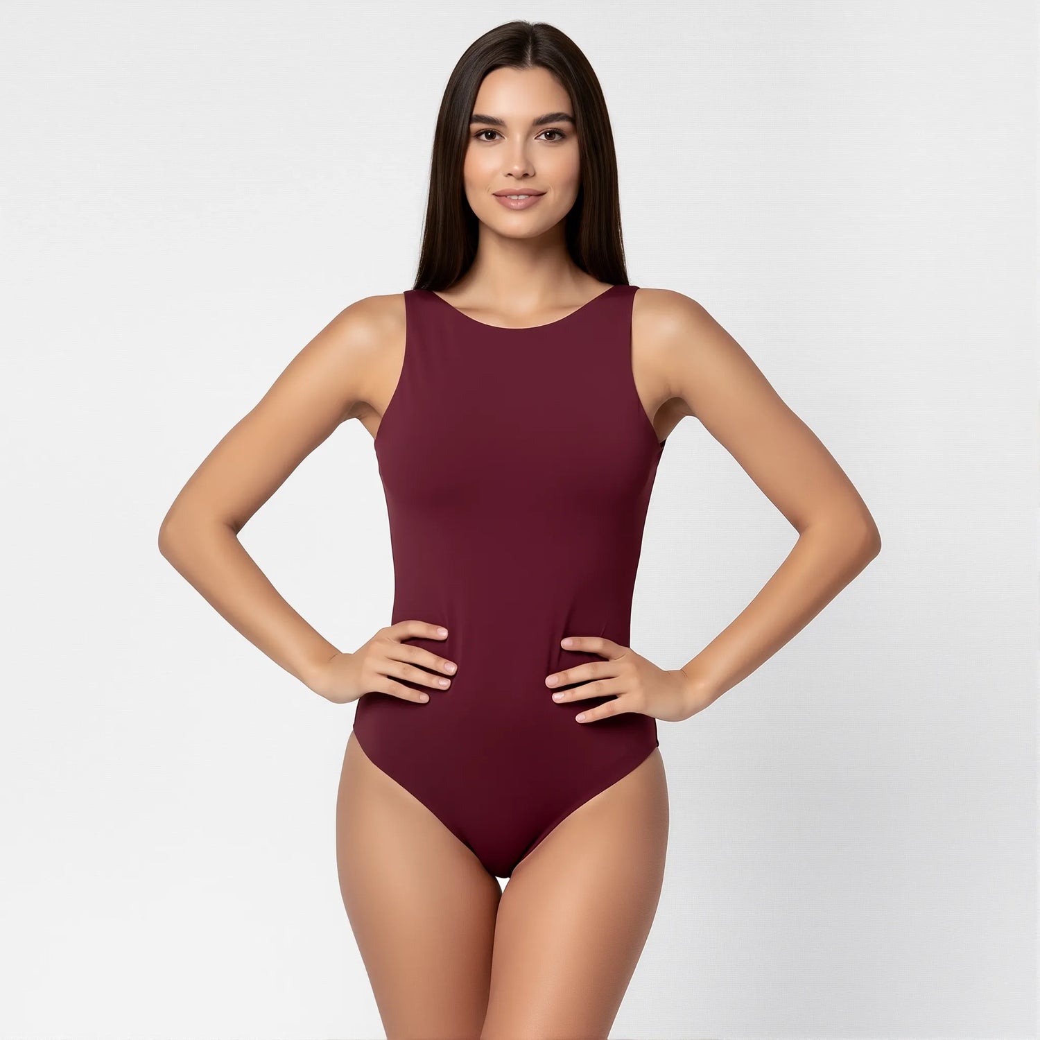 Body espalda media Vinotinto