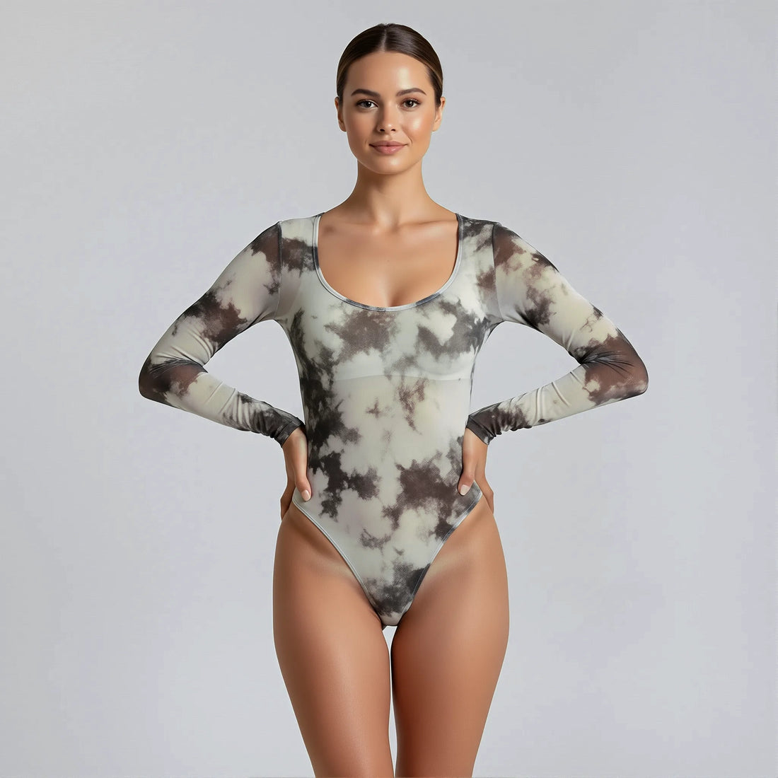 Body Mallatex Manga Larga Verde