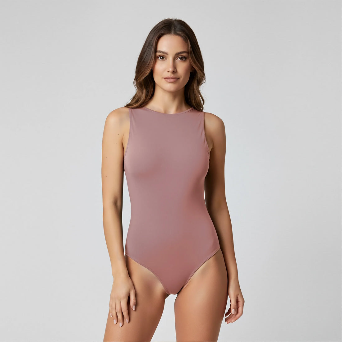 Body espalda media Beige Tostado