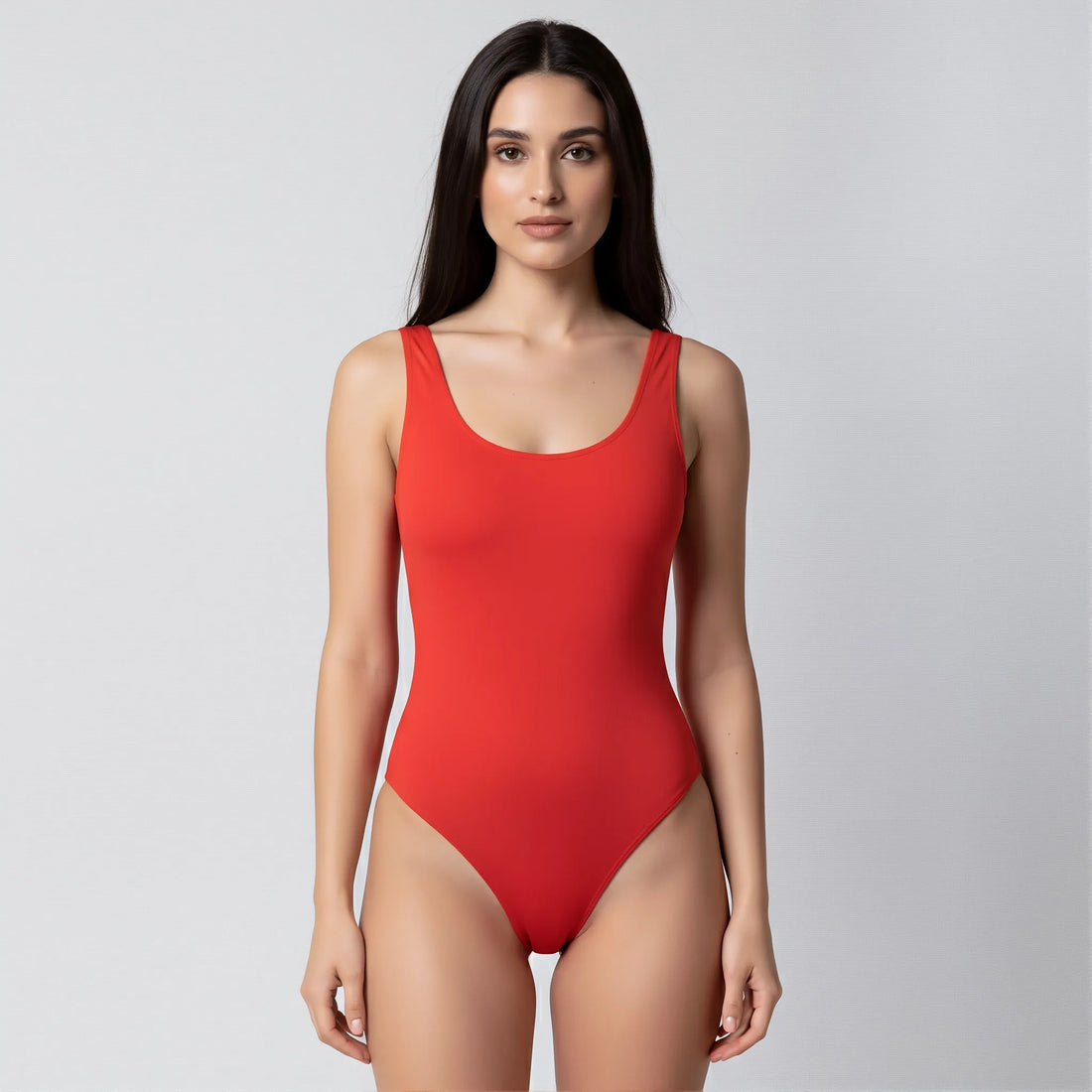 Body Tirantes Espalda Media Rojo