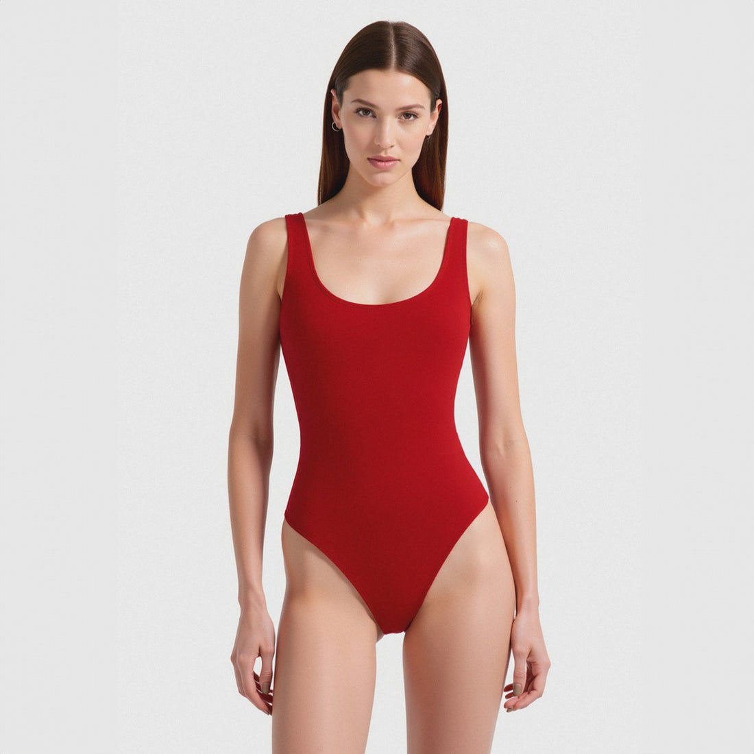 Body Tirantes Espalda Media Rojo
