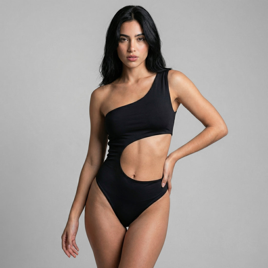 Body Asimétrico Lateral Negro