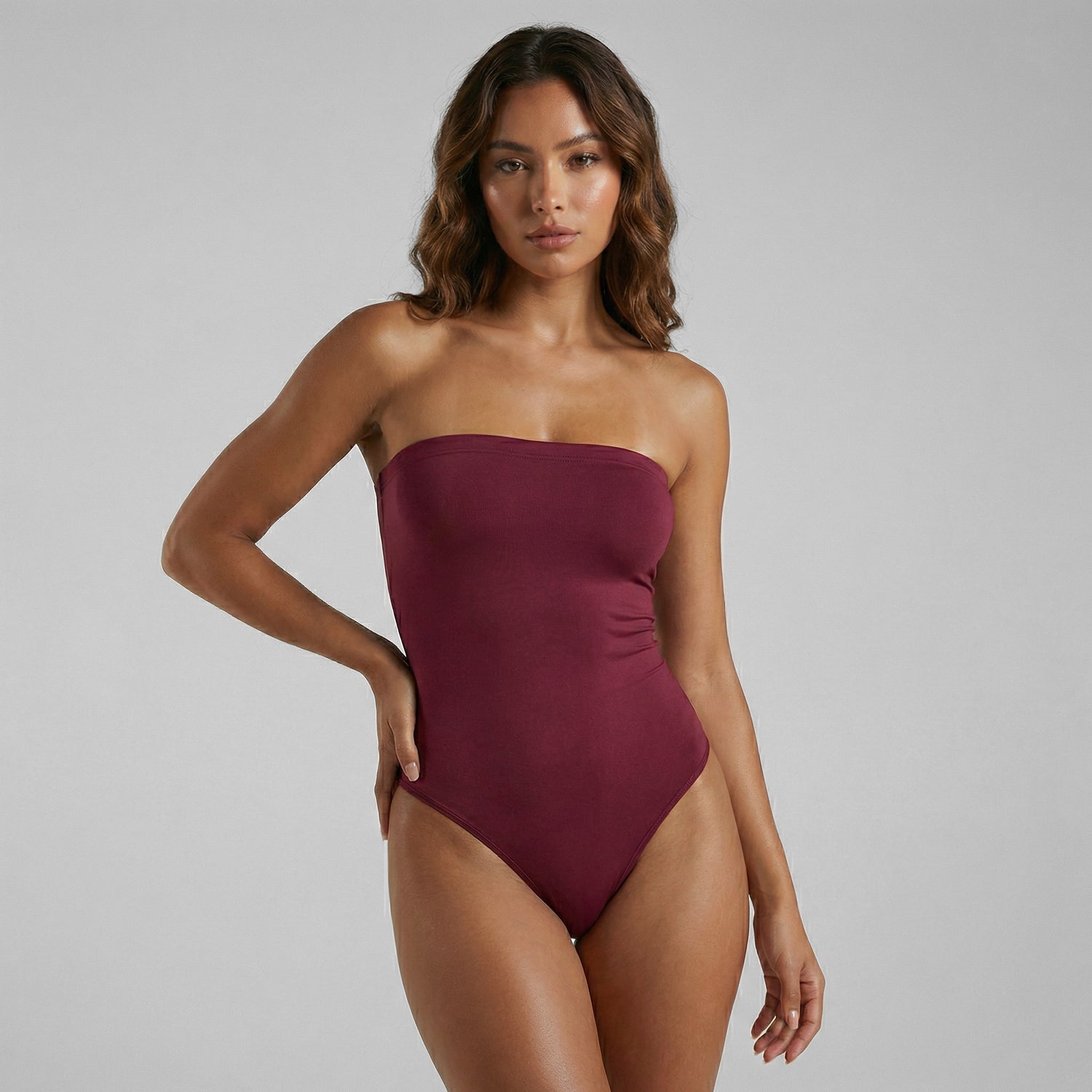Body Strapless Borgoña