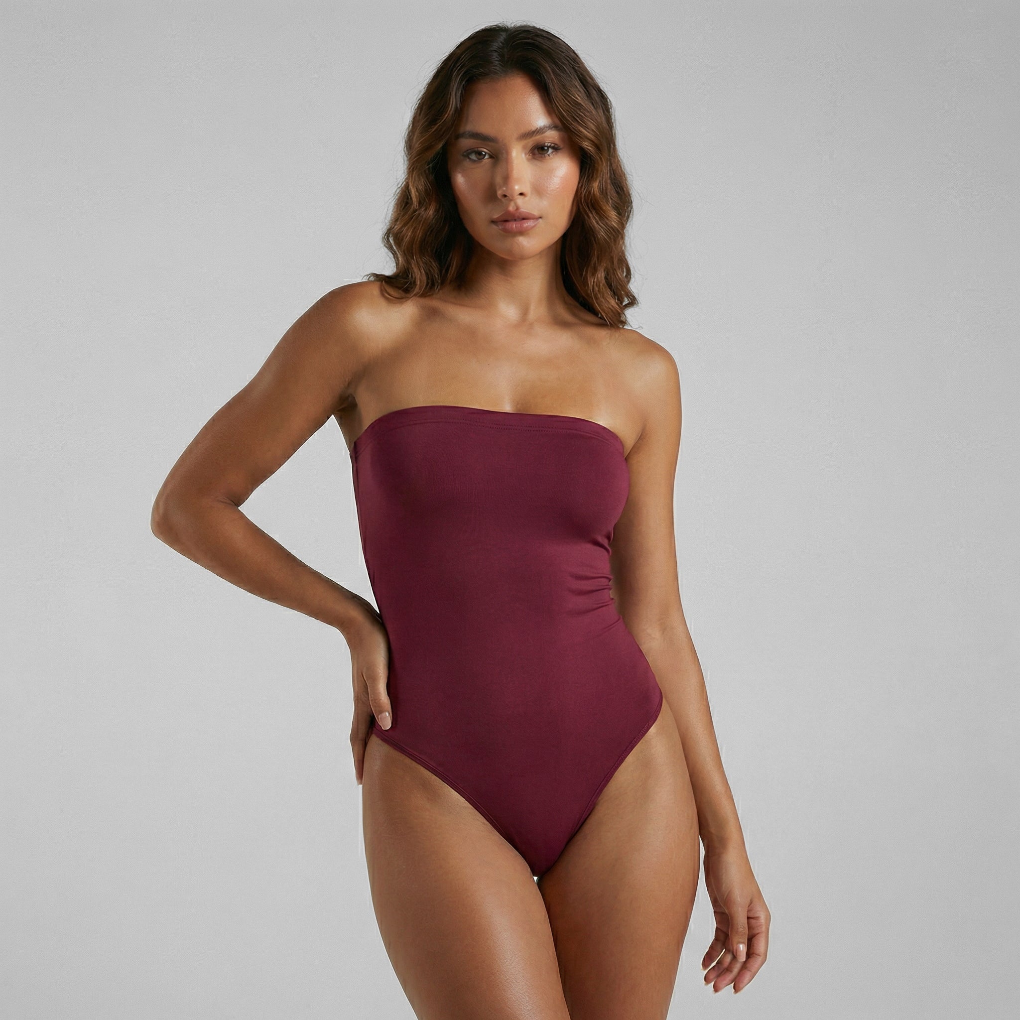 Body Strapless Borgoña