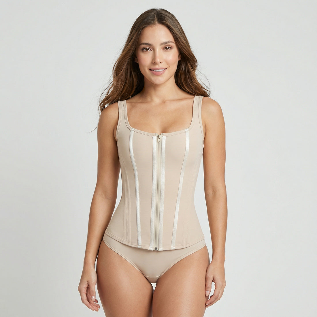 Faja Chaleco 15 Varillas Nude