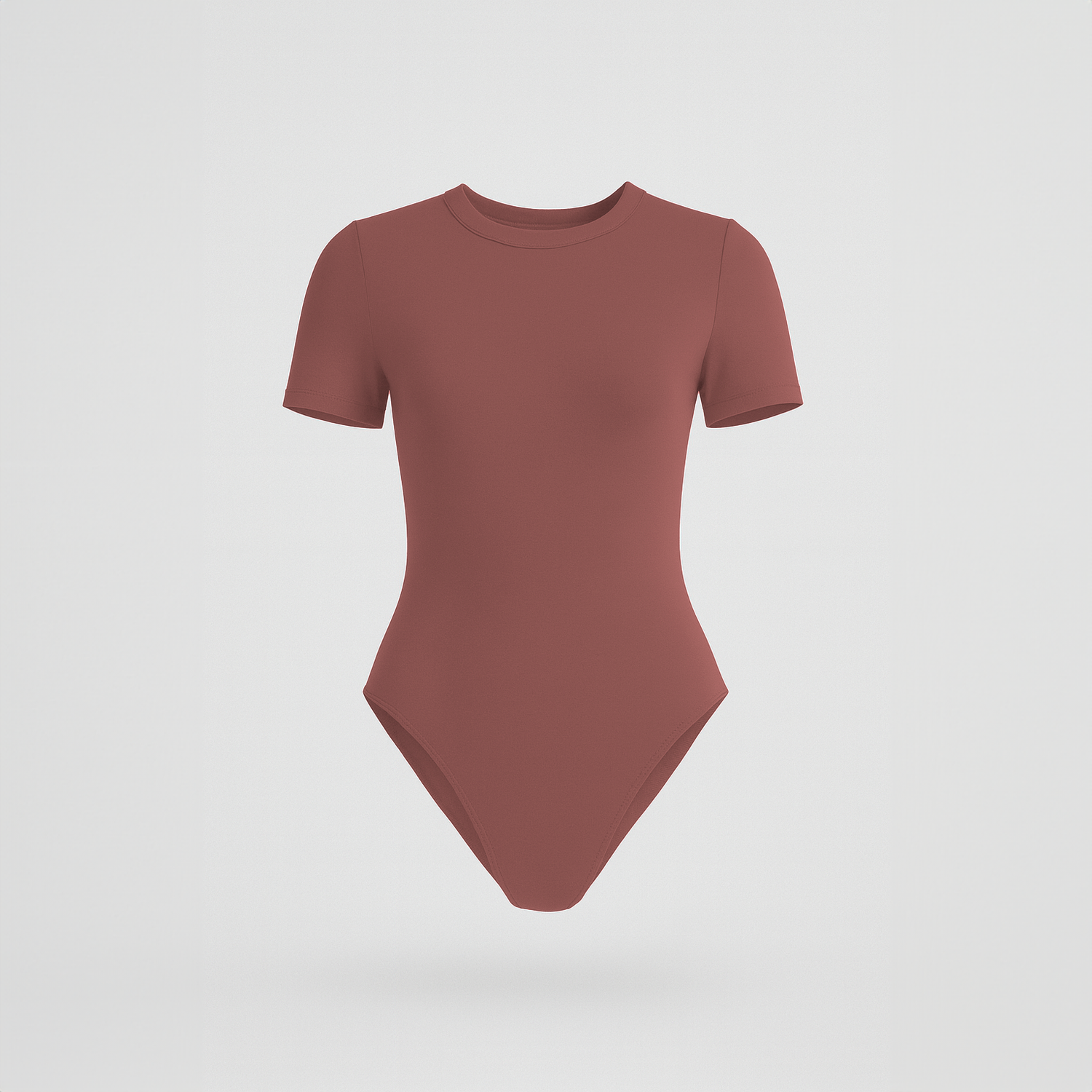 Body cuello redondo manga corta Rosa Ambar