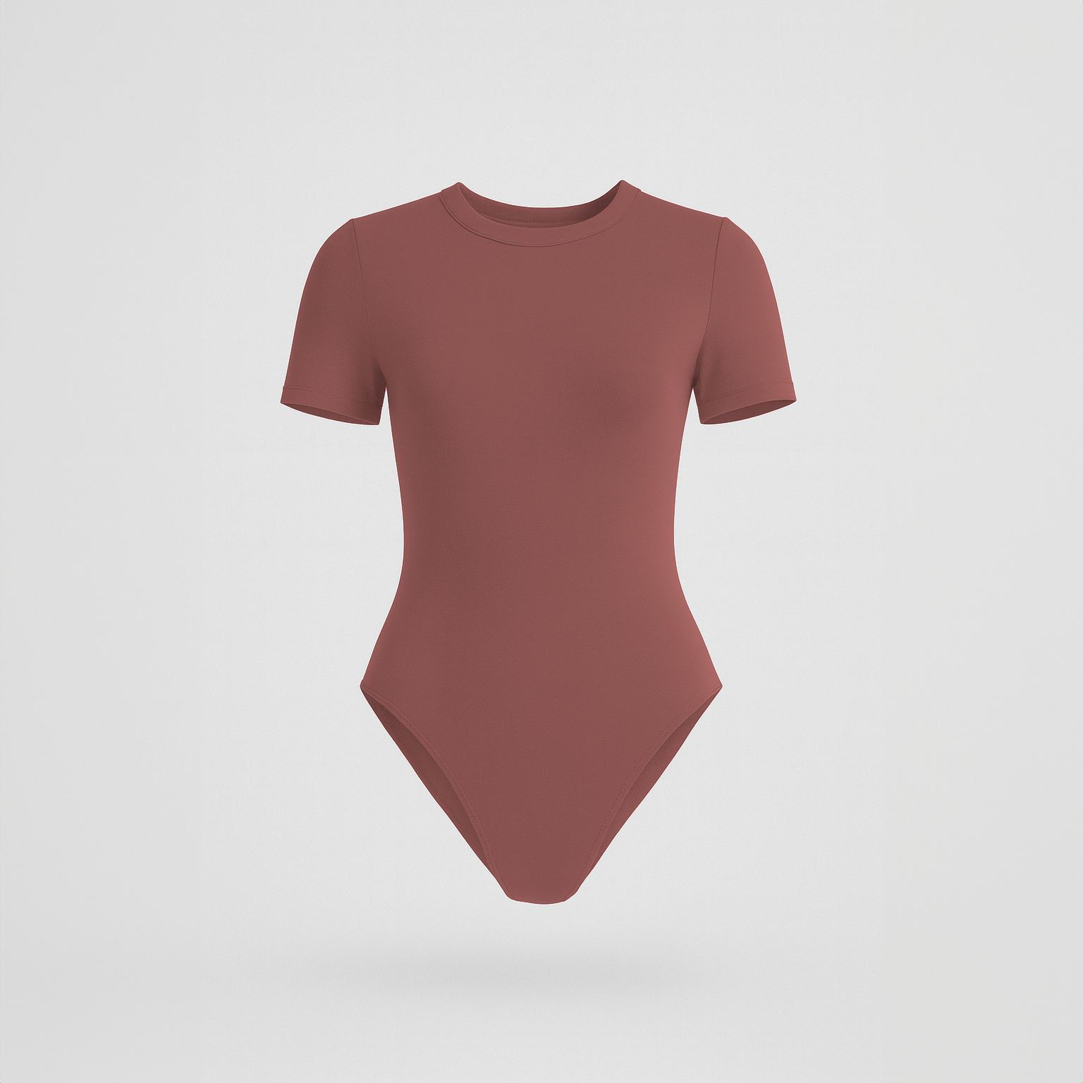 Body cuello redondo manga corta Rosa Ambar