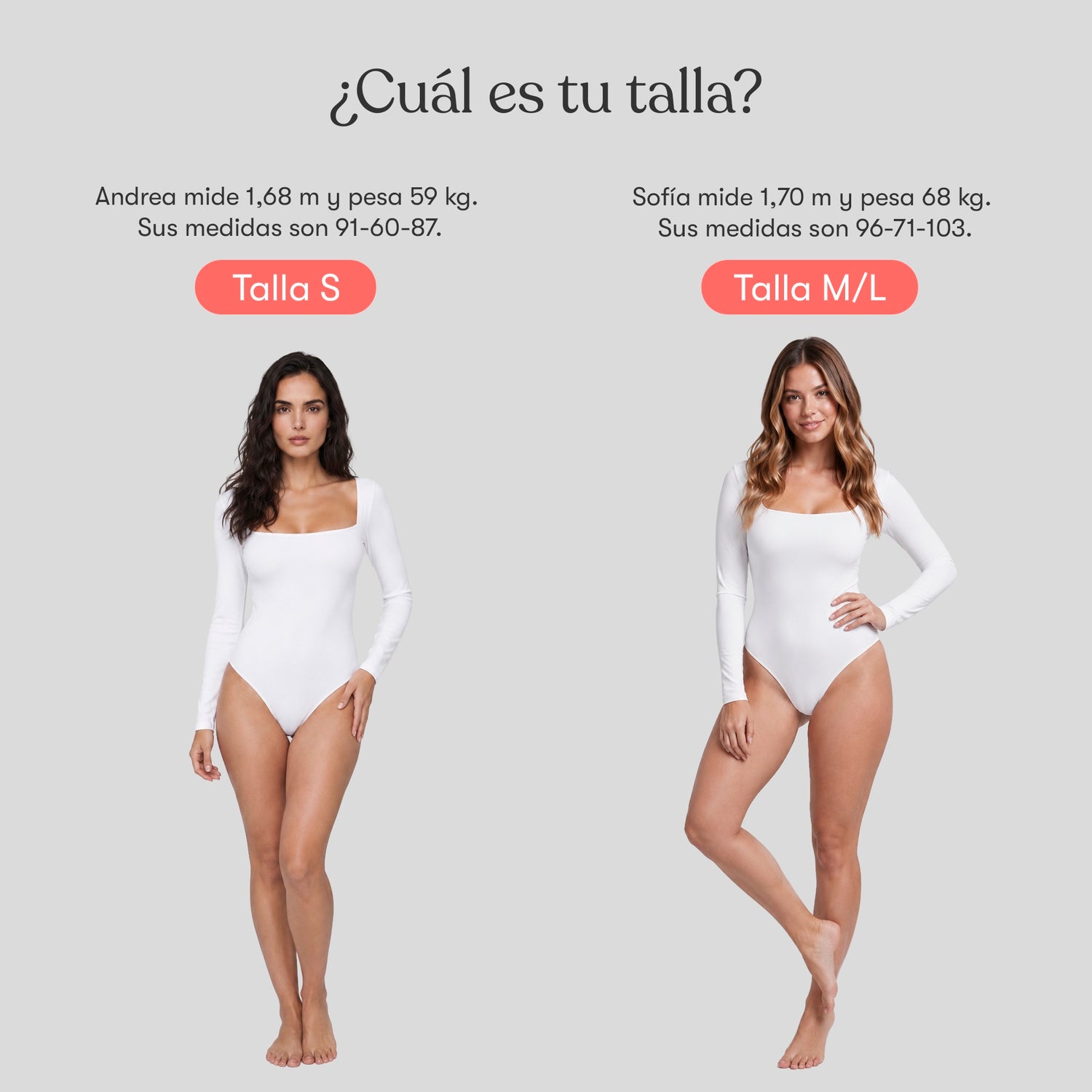 Body Cuadrado Manga Larga Blanco