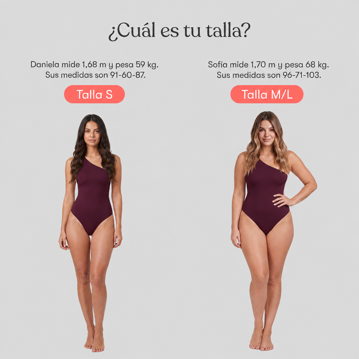 Body Asimétrico Sin Mangas Borgoña