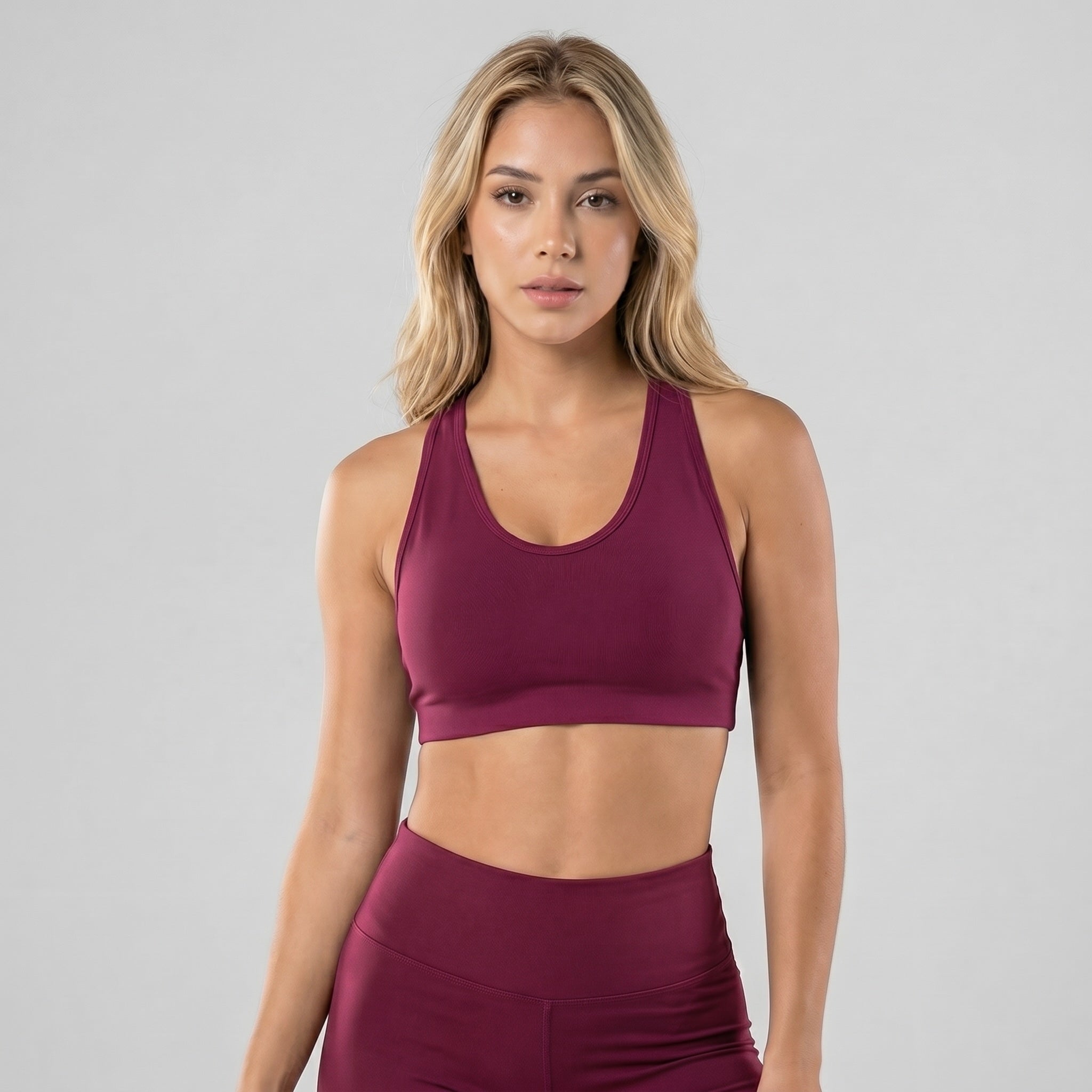 Top Escote Espalda Abierta Magenta