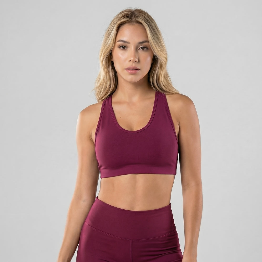 Top Escote Espalda Abierta Magenta