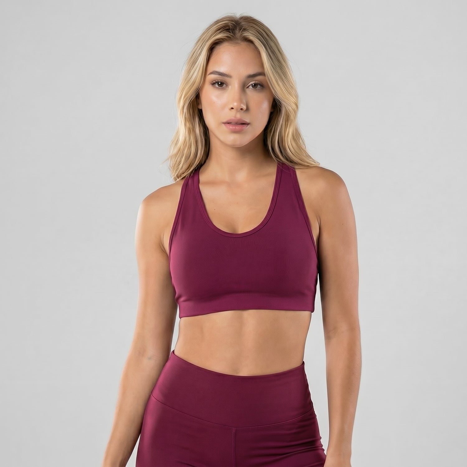 Top Escote Espalda Abierta Magenta