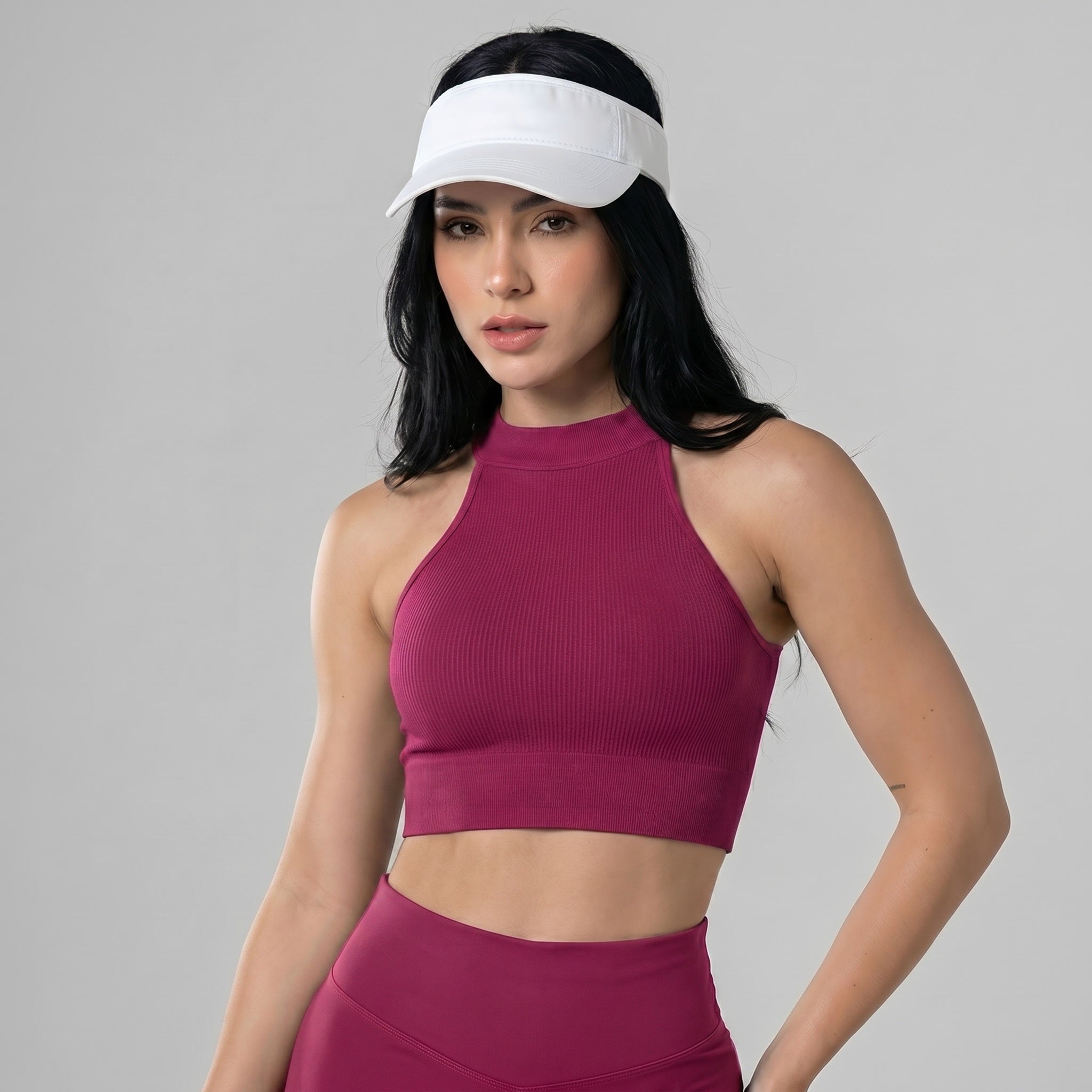Top Halter Magenta