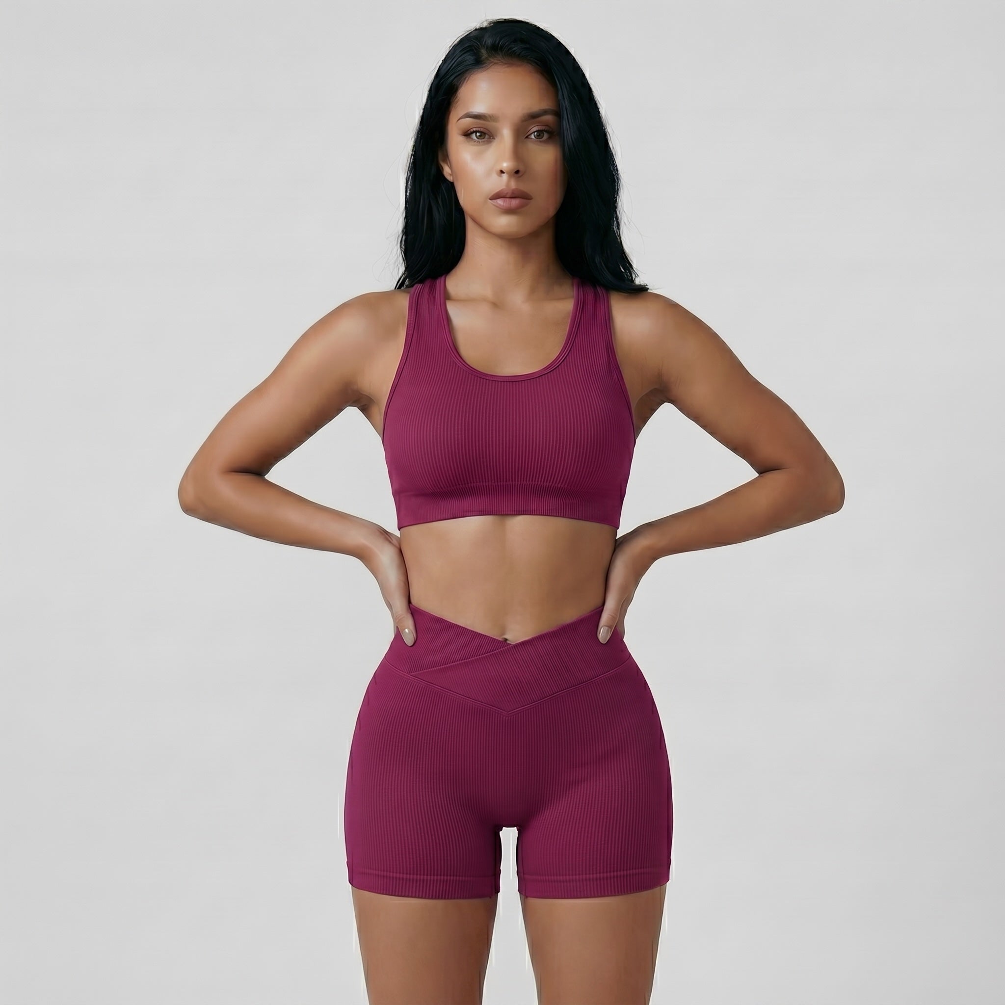 Short Cruzado Moldeador Magenta