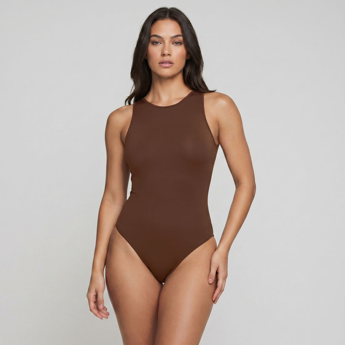 Body Halter Café Oscuro