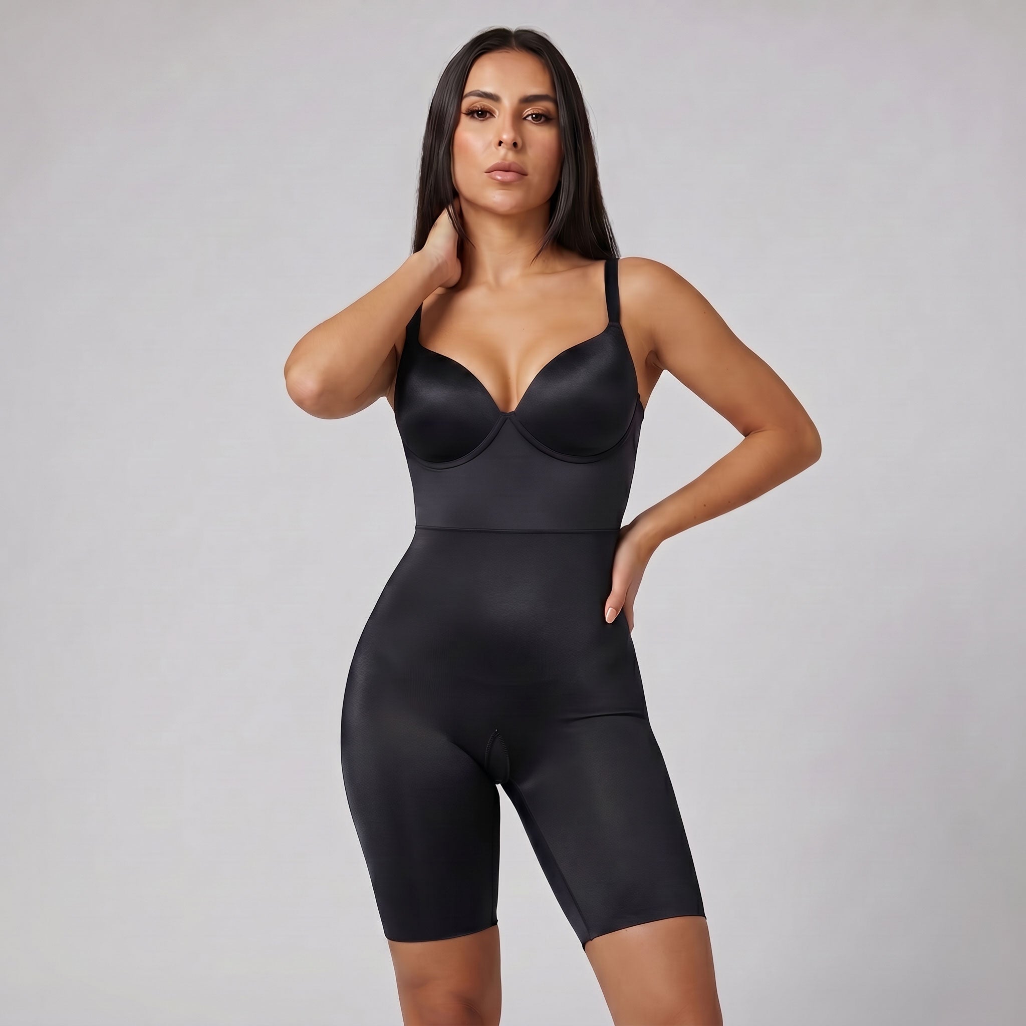 Body Short Moldeador con Copas Negro
