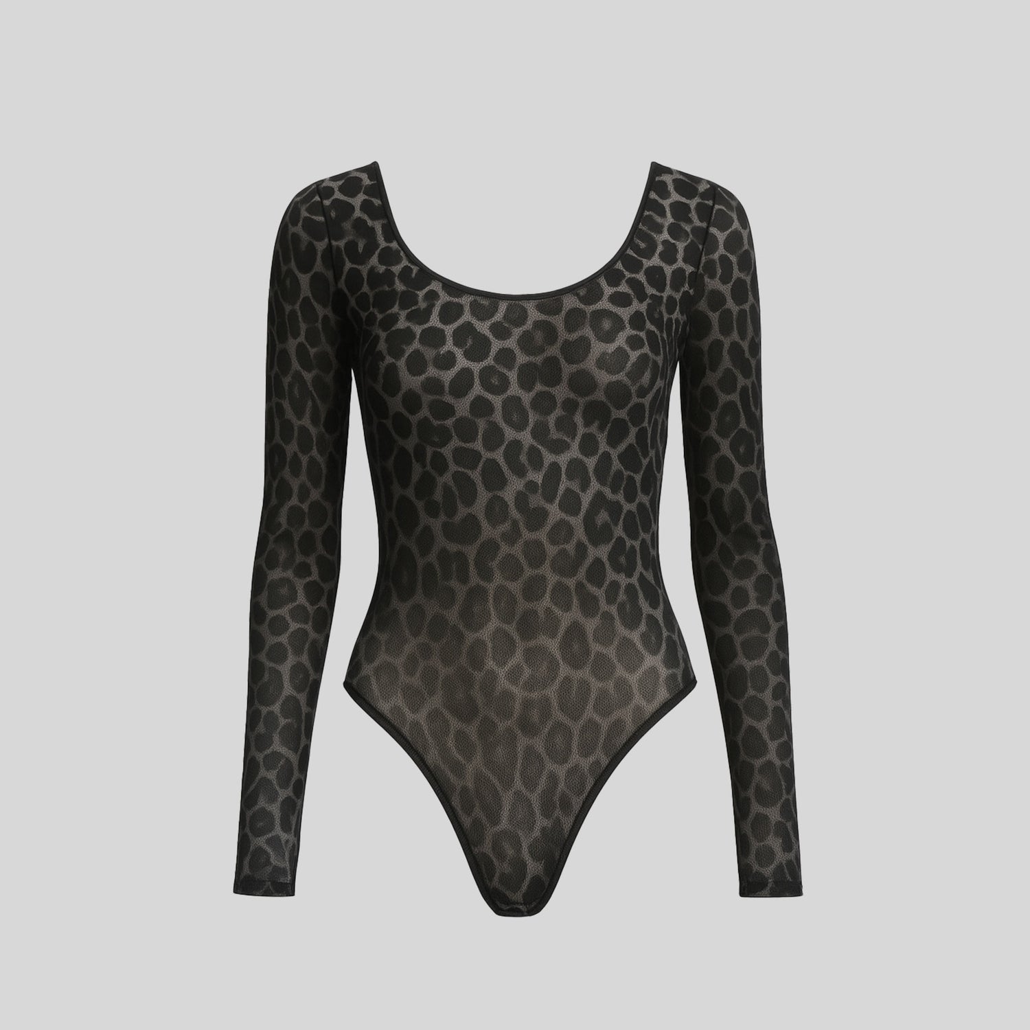 Body Mallatex Manga Larga Leopardo Nocturno
