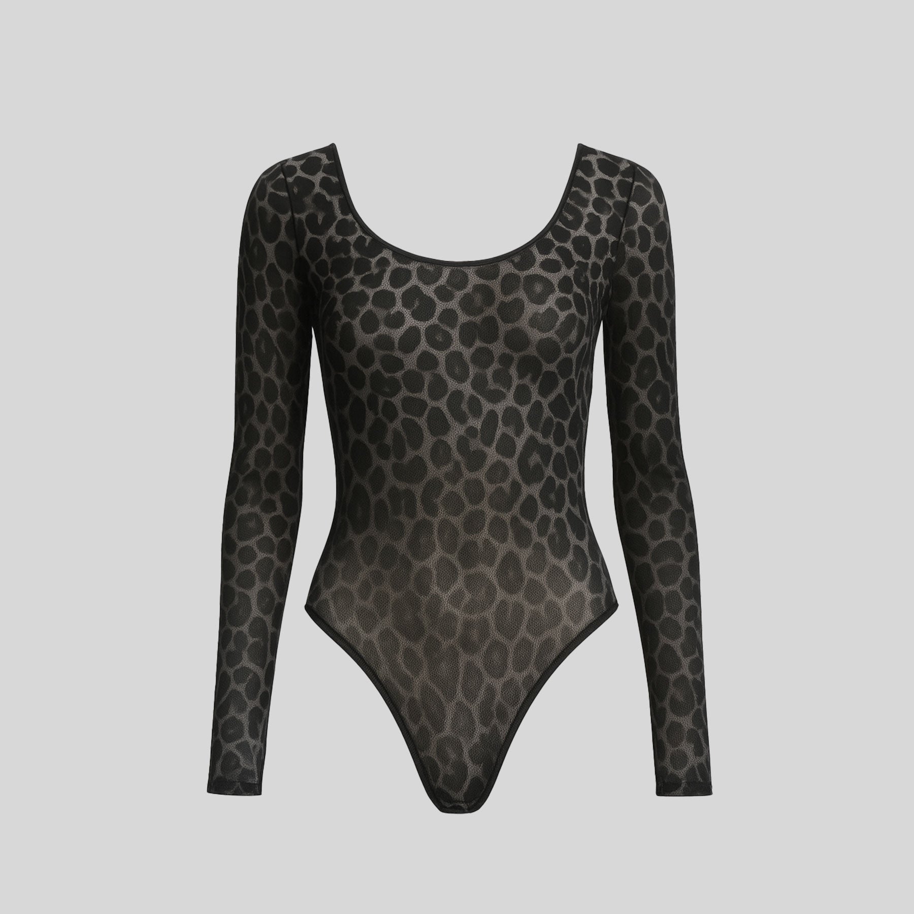 Body Mallatex Manga Larga Leopardo Nocturno